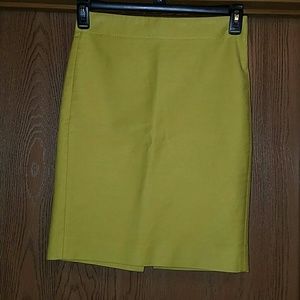 J Crew green pencil skirt